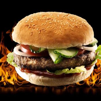 Burger Flammegrillet 90g