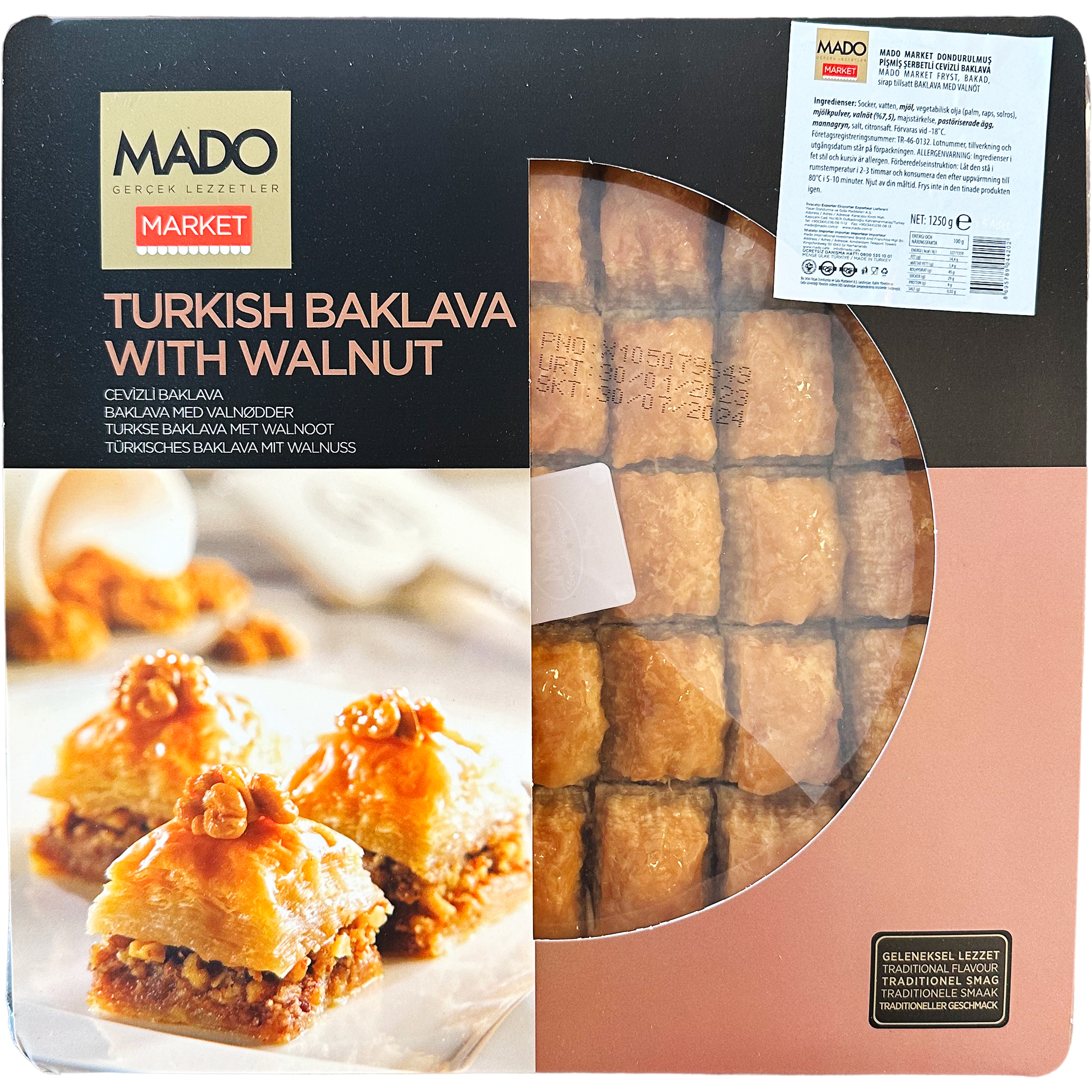 Baklava m/valnødder