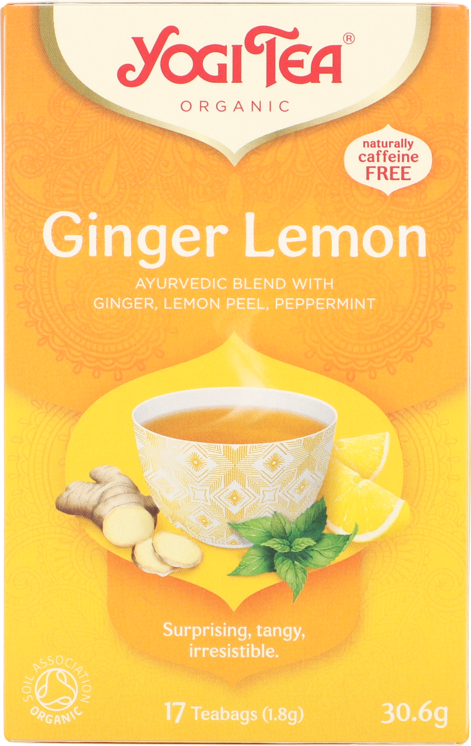 Te Yogi ginger lemon øko