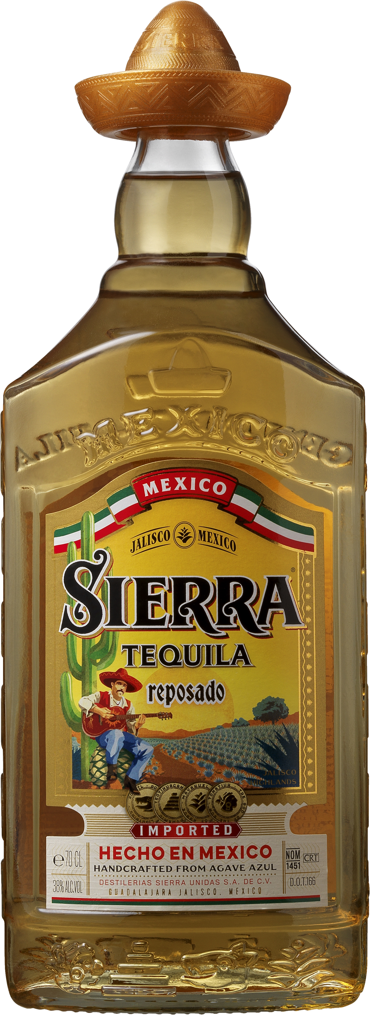 Tequila Sierra Gold 38%