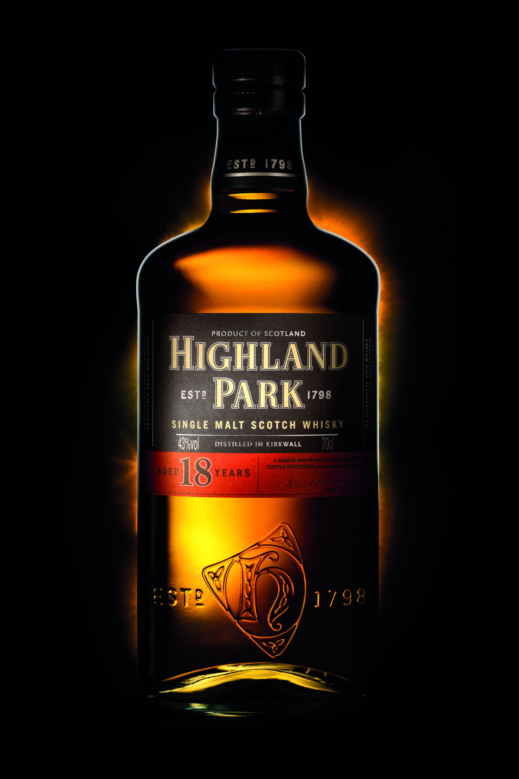 Whisky highland park 18år 43%