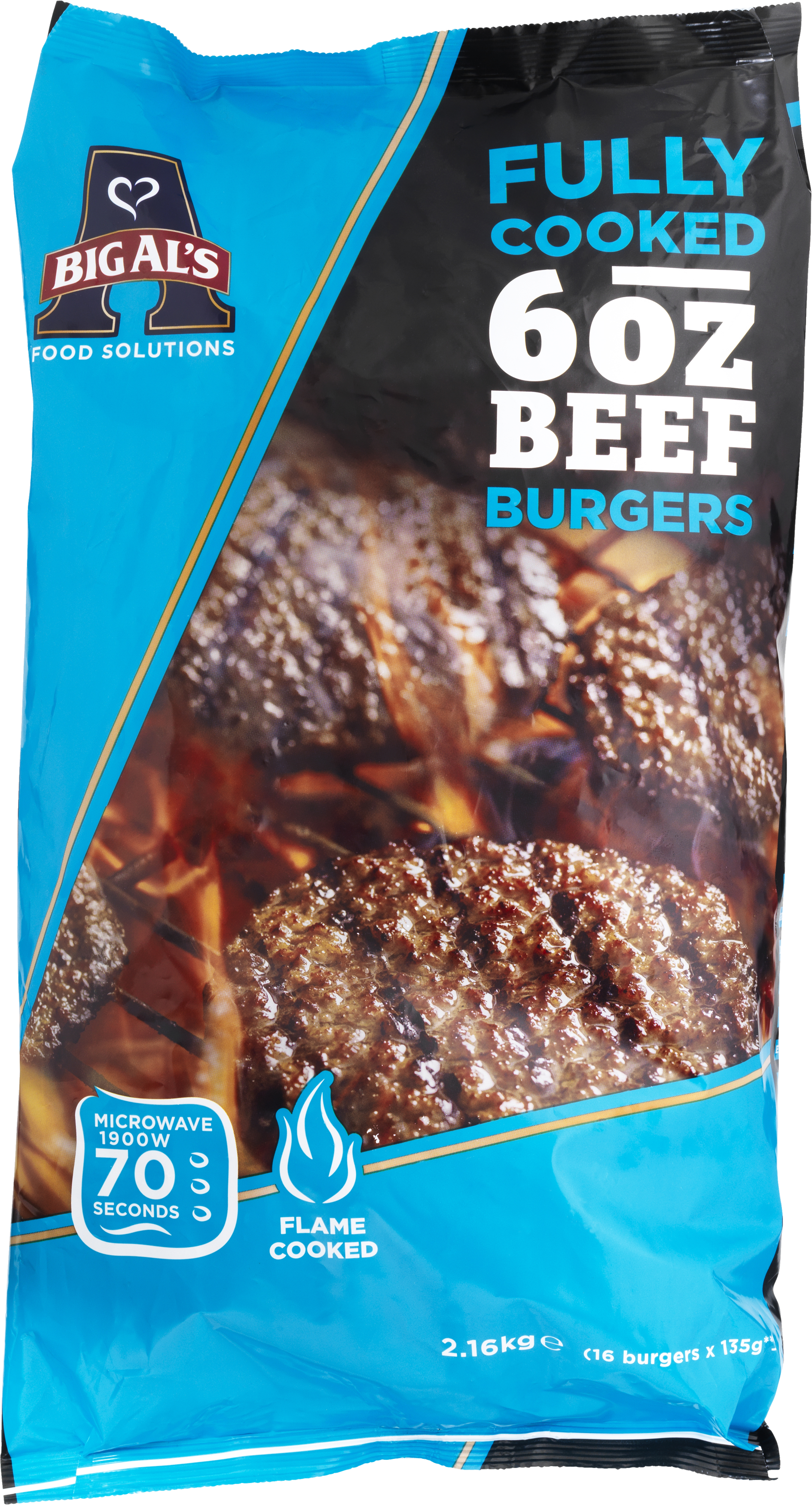 Burger flammegrillet 135g