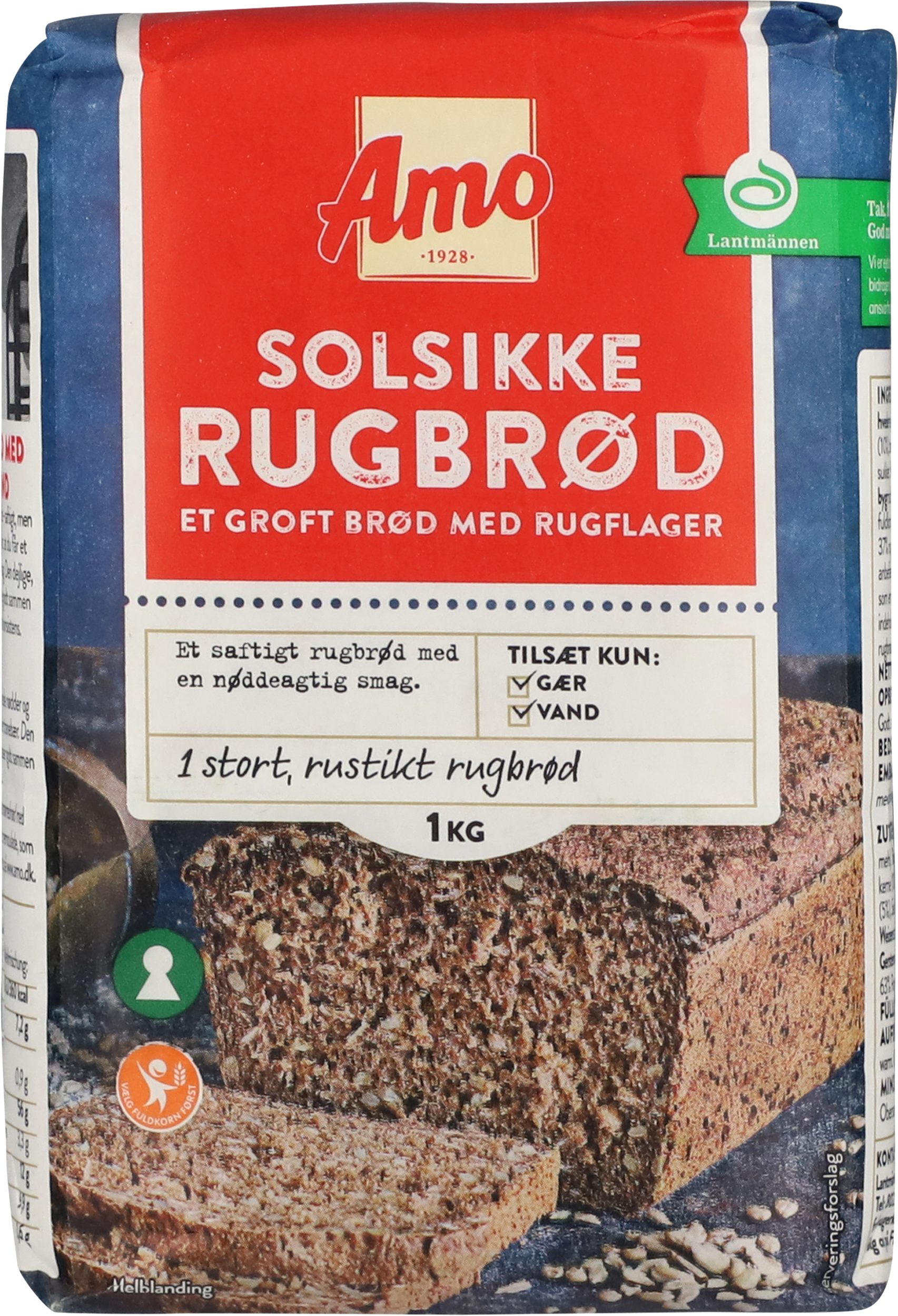 Rugbrød brødblanding m. solsikke