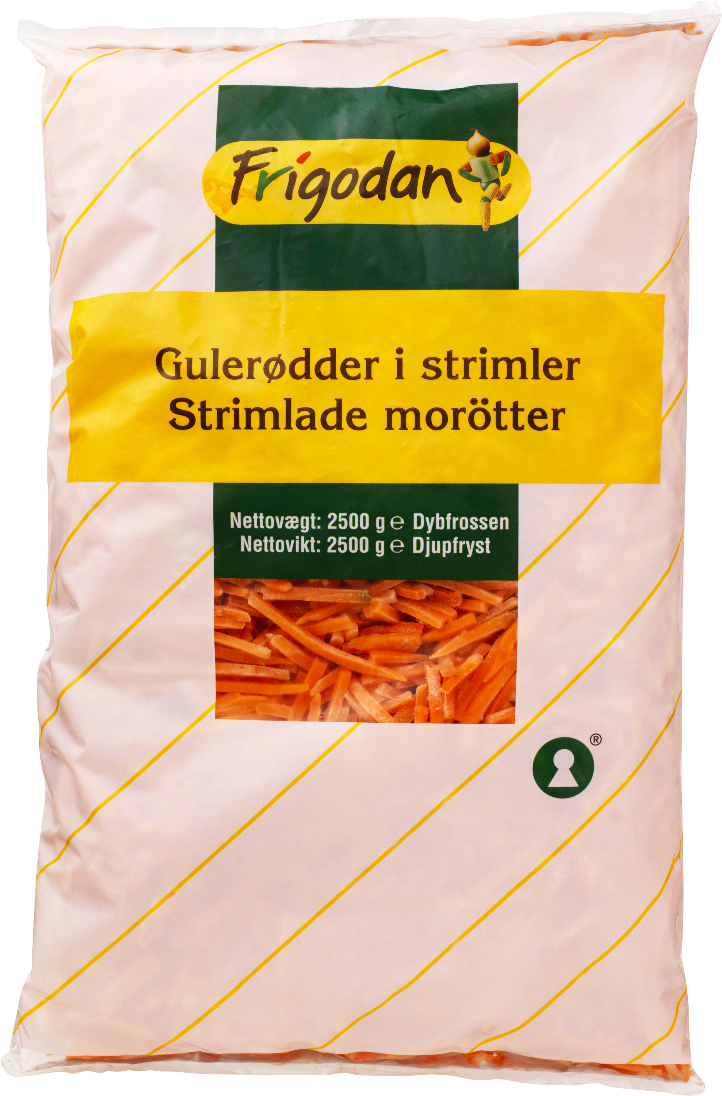 Gulerødder strimler 4x4mm