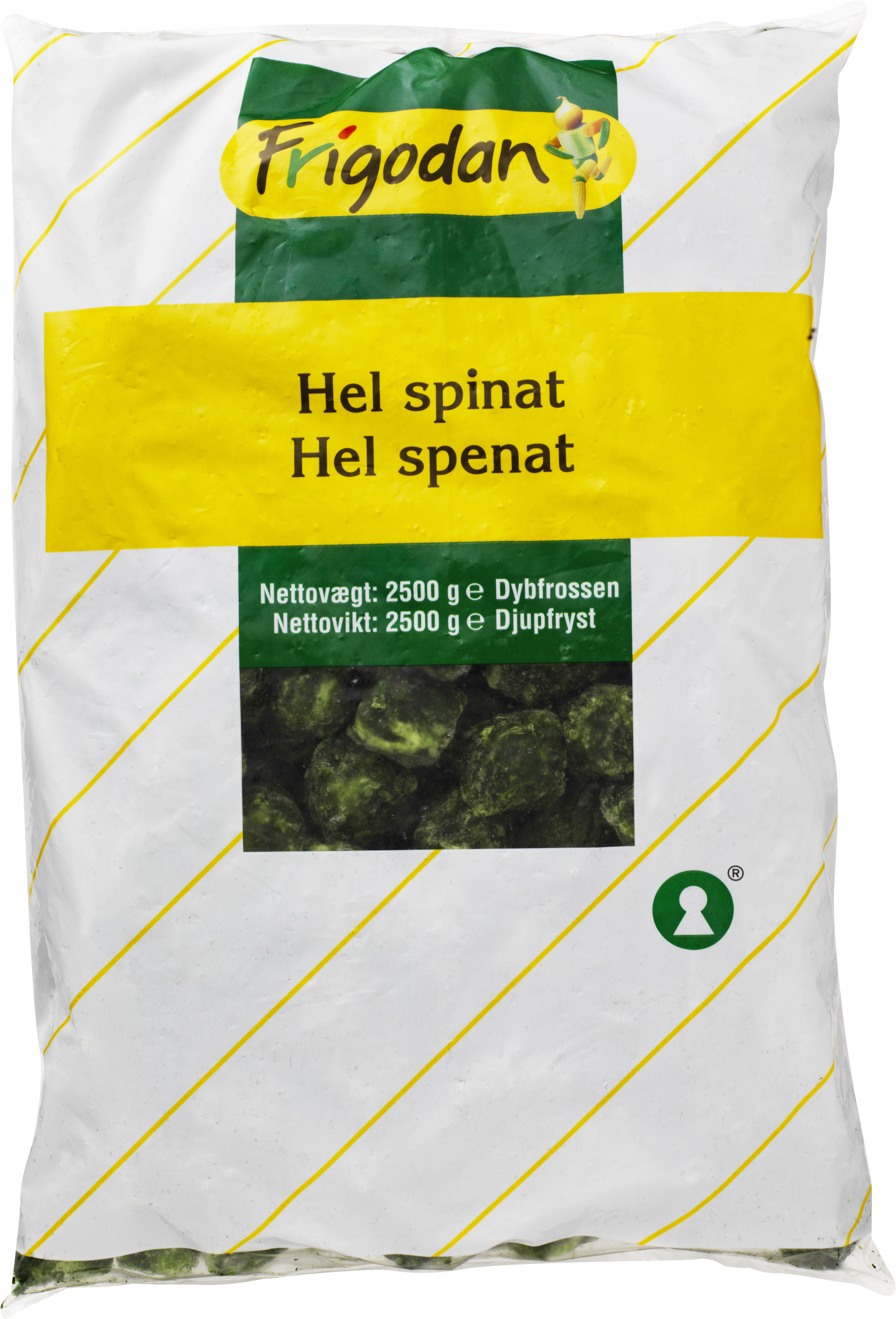 Spinat Hel Portion