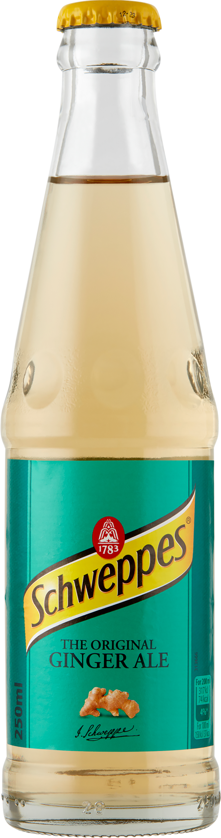 Schweppes Ginger Ale 25cl.