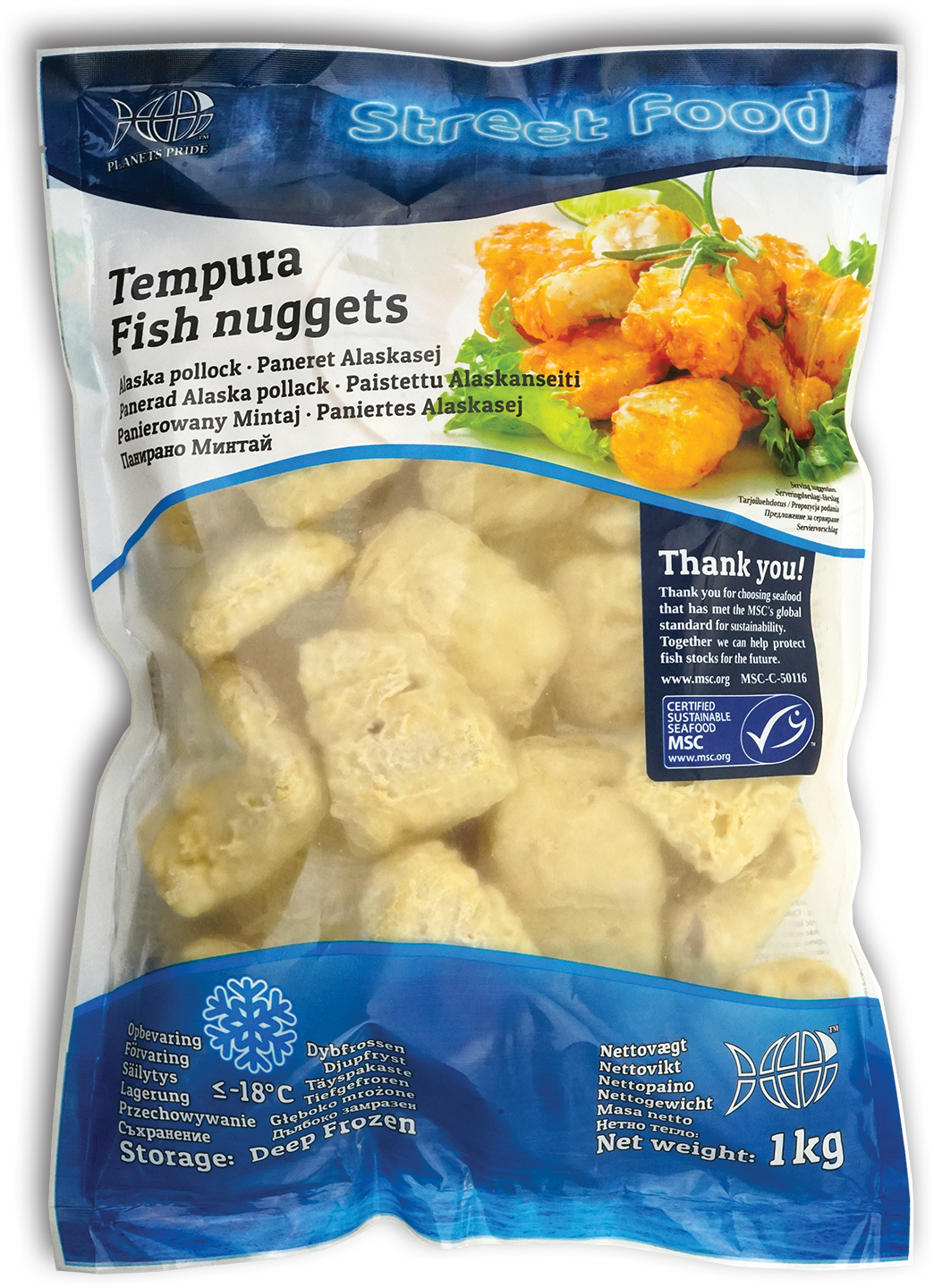 Nuggets Tempura Alaska Sejfilet 20-50g