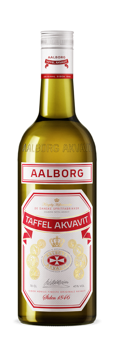 Snaps Aalborg Taffel Akvavit 45%