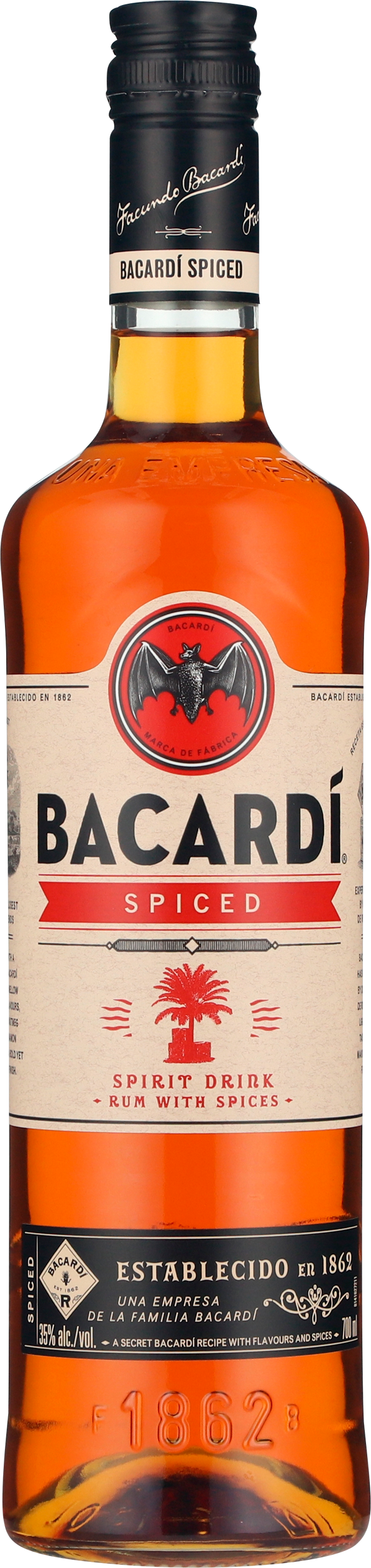 Rom Bacardi spiced 35%