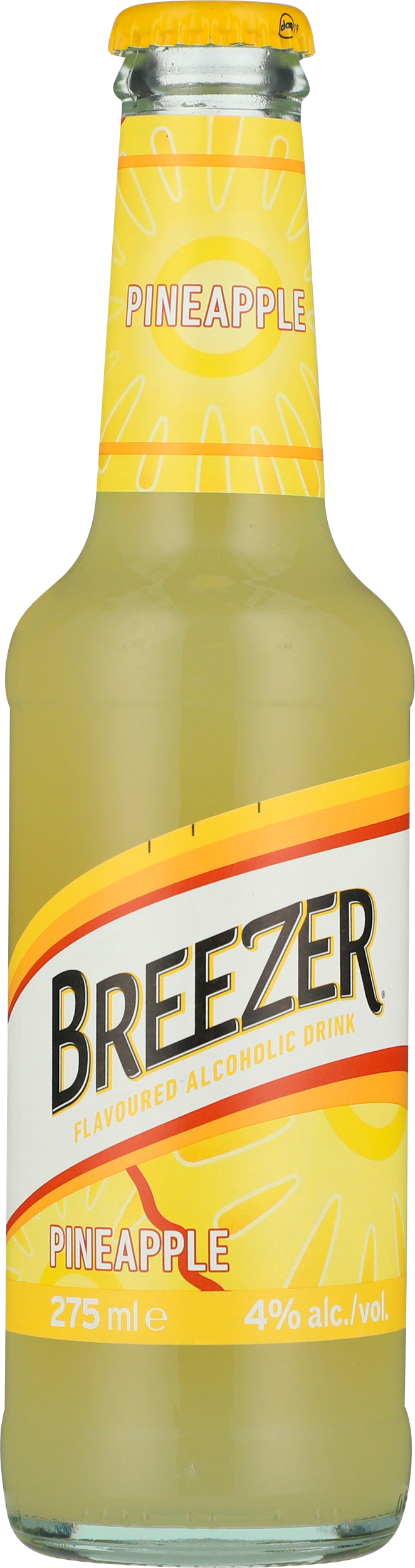 Cider Breezer pineapple 4% 27,5 cl