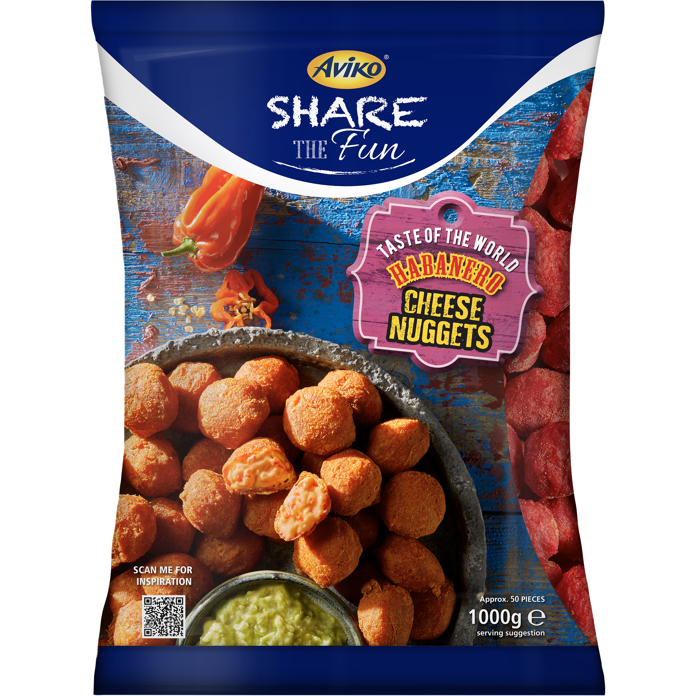 Nuggets Habenero cheese 21g