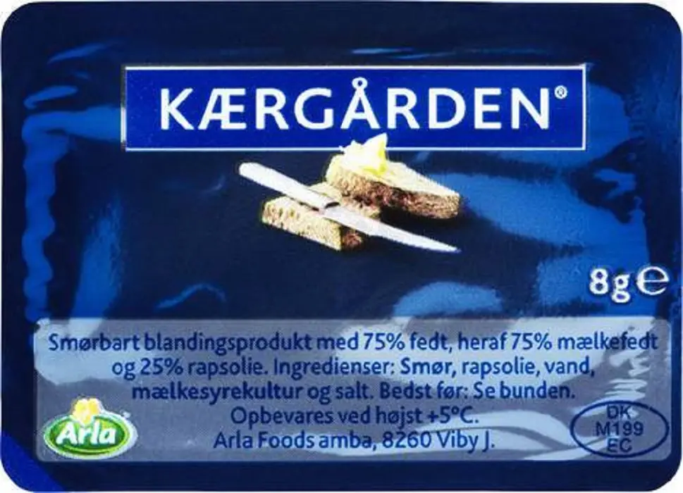 Smør Kærgården Portionsbæger