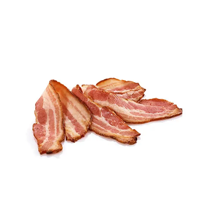 Bacon i skiver forstegt crispy