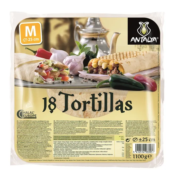 Durum brød Ø 25 Tortillas