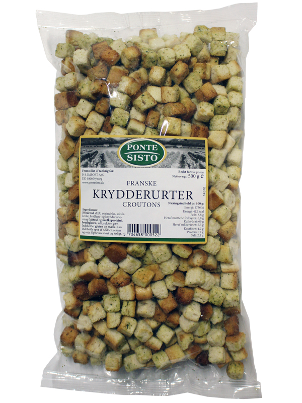 Croutons franske krydderurter