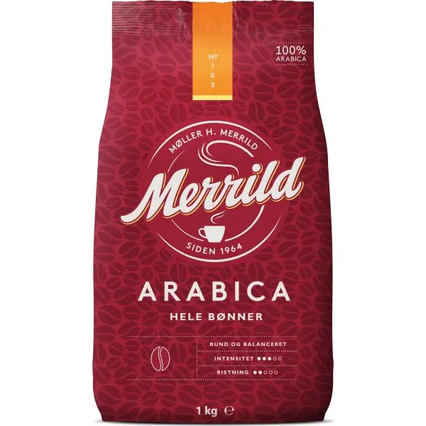 Kaffe bønner 100% arabica Merrild