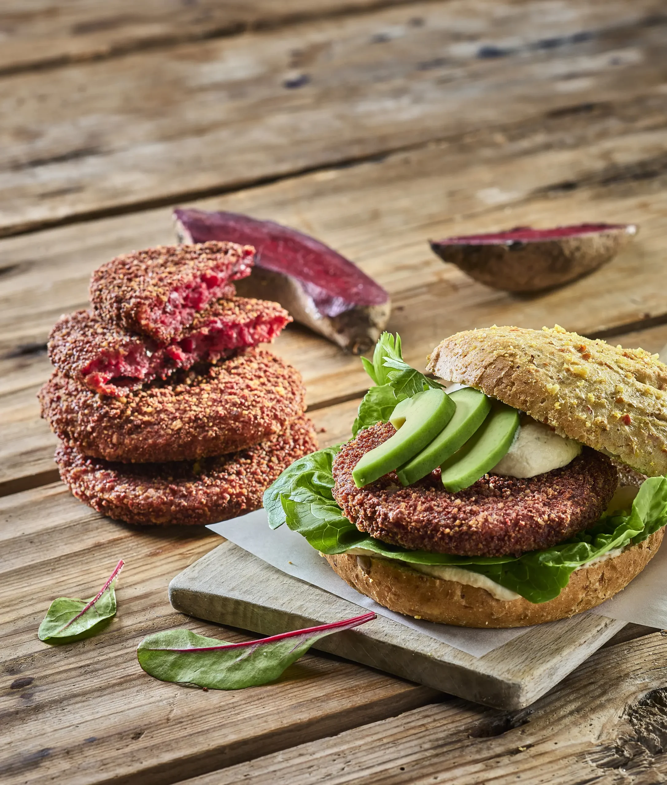 Rødebedeburger Vegansk