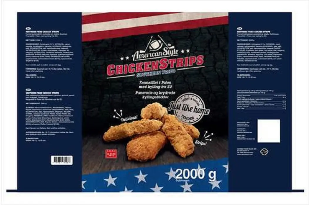 Chicken strips southern fried American