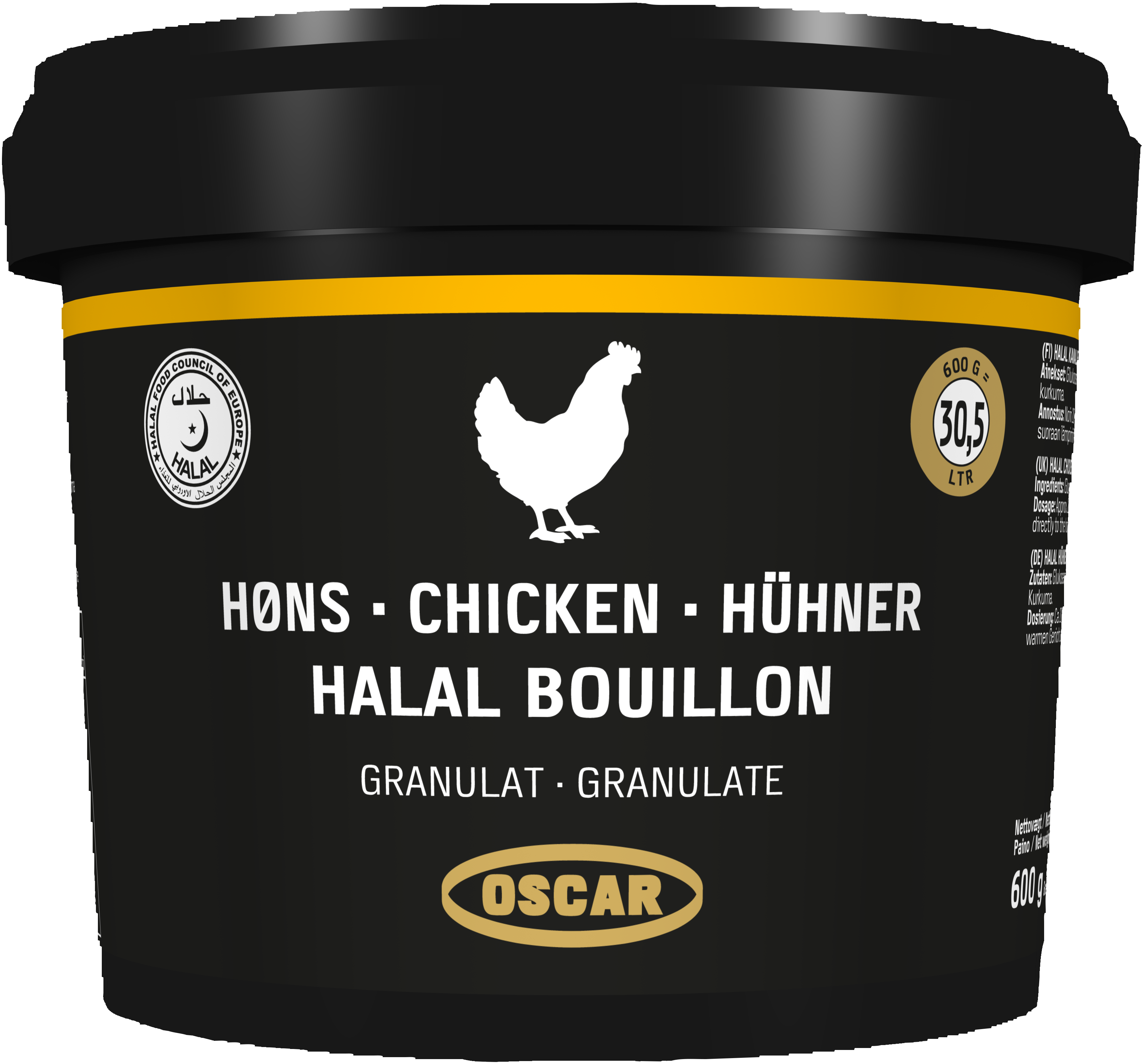 Hønsebouillon Granulat Halal Oscar