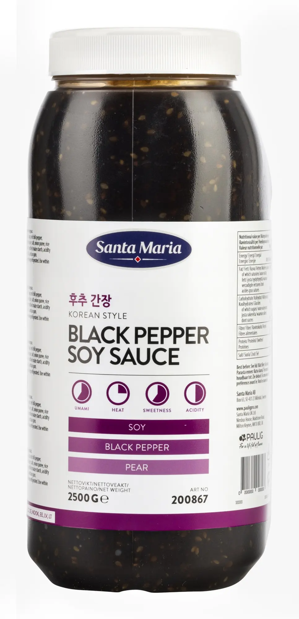 Soya Sauce m/sort peber