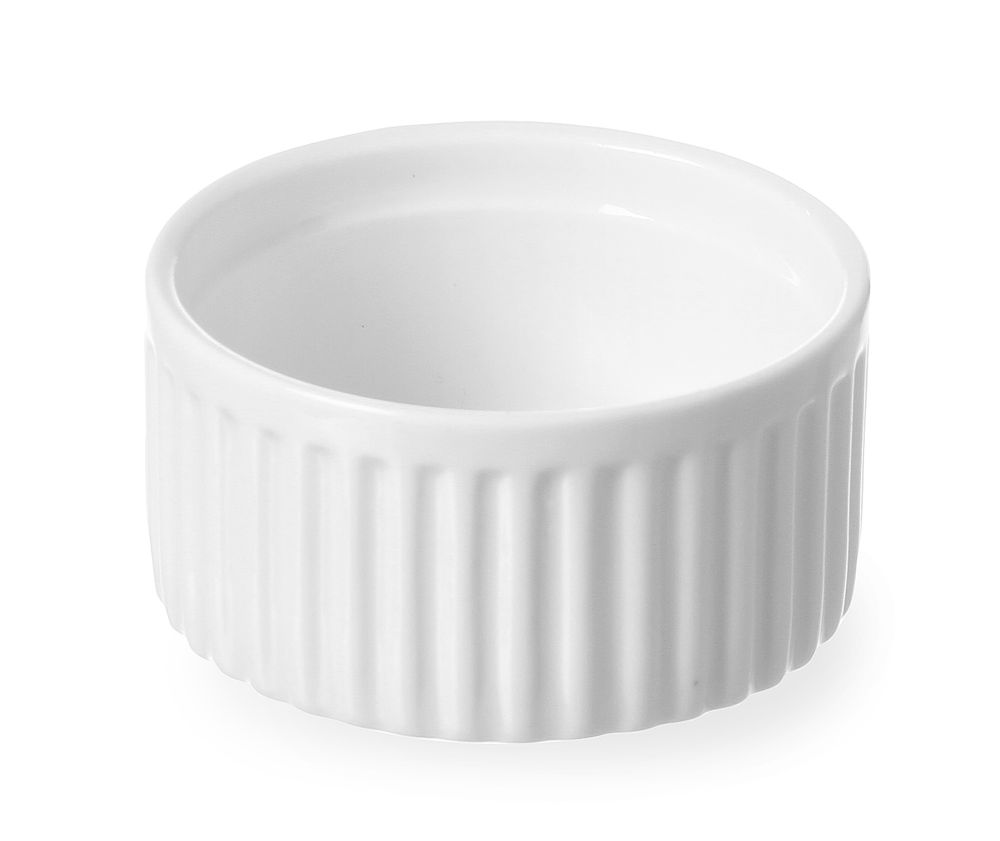 Ramekin hvid Ø7×3,5cm Ovnfast Porcelæn