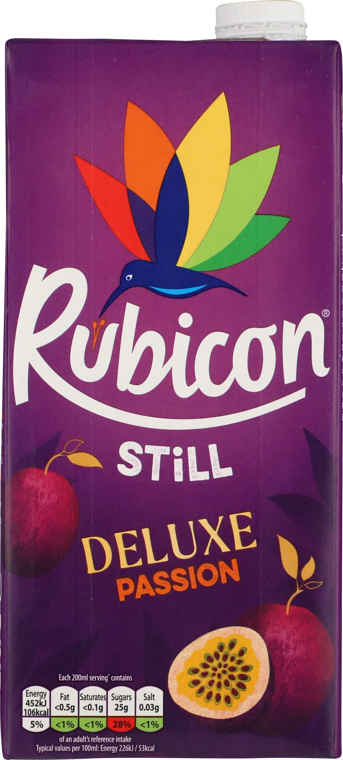 Passionsfrugt juice Delux Rubicon