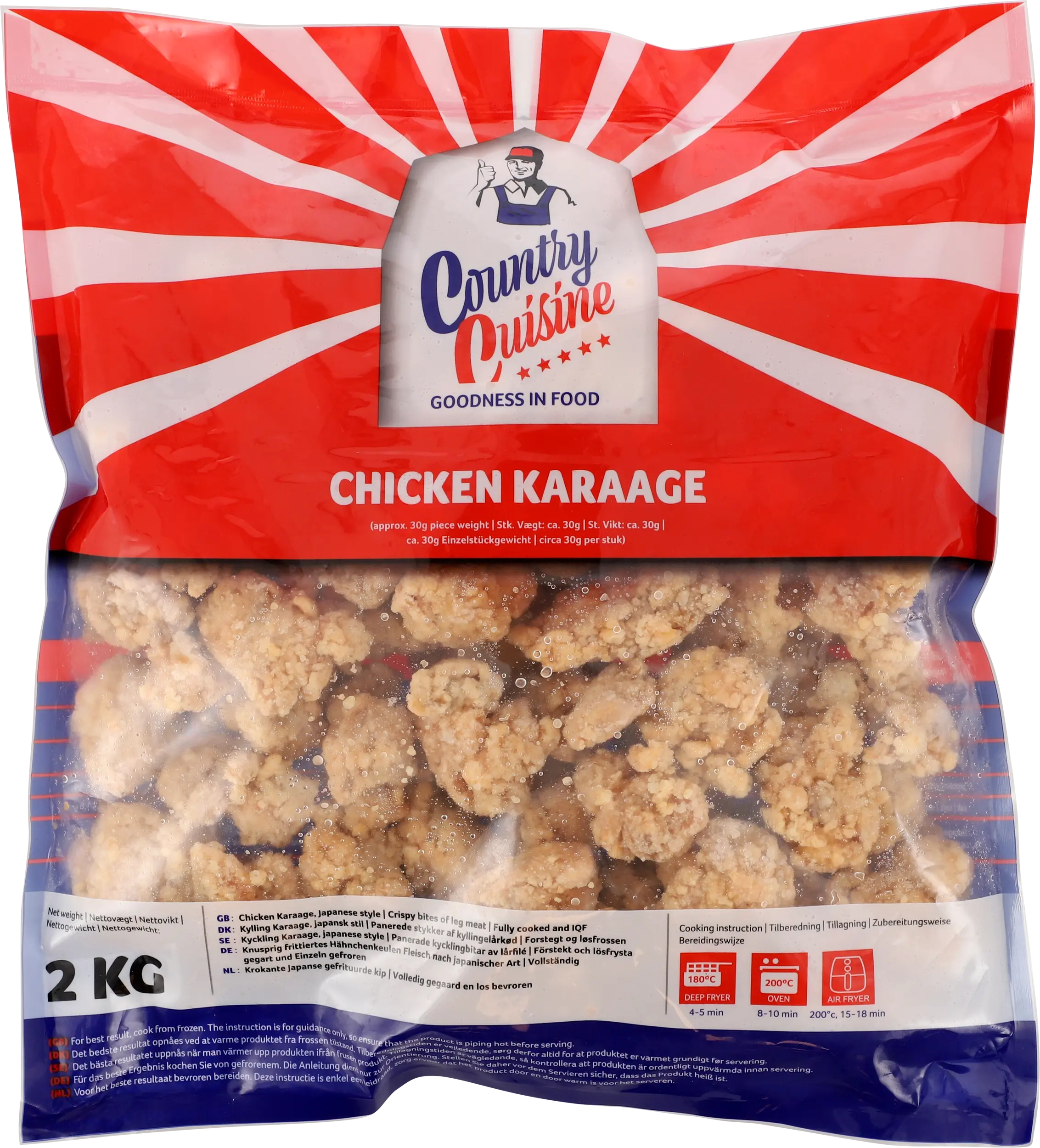 Kyllinge karaage – Panerede kyllingkød