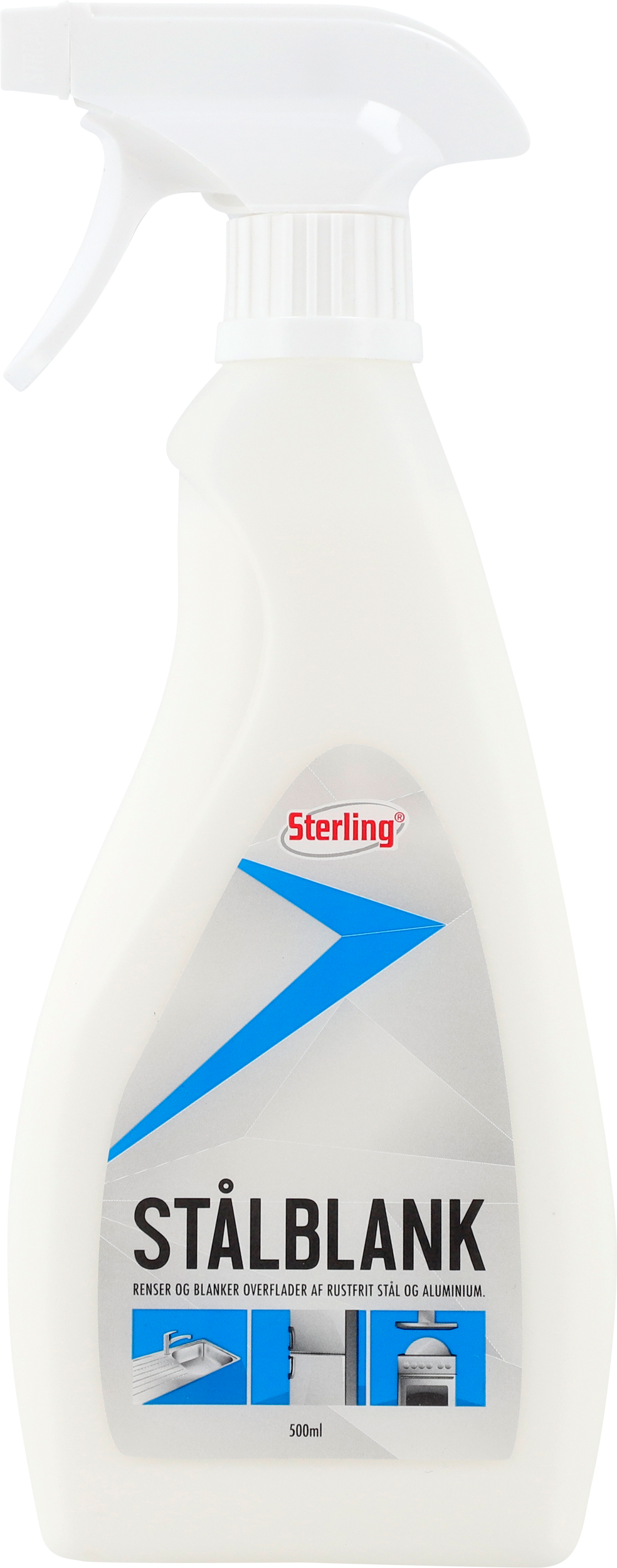 Stål pleje Blank Spray Sterling