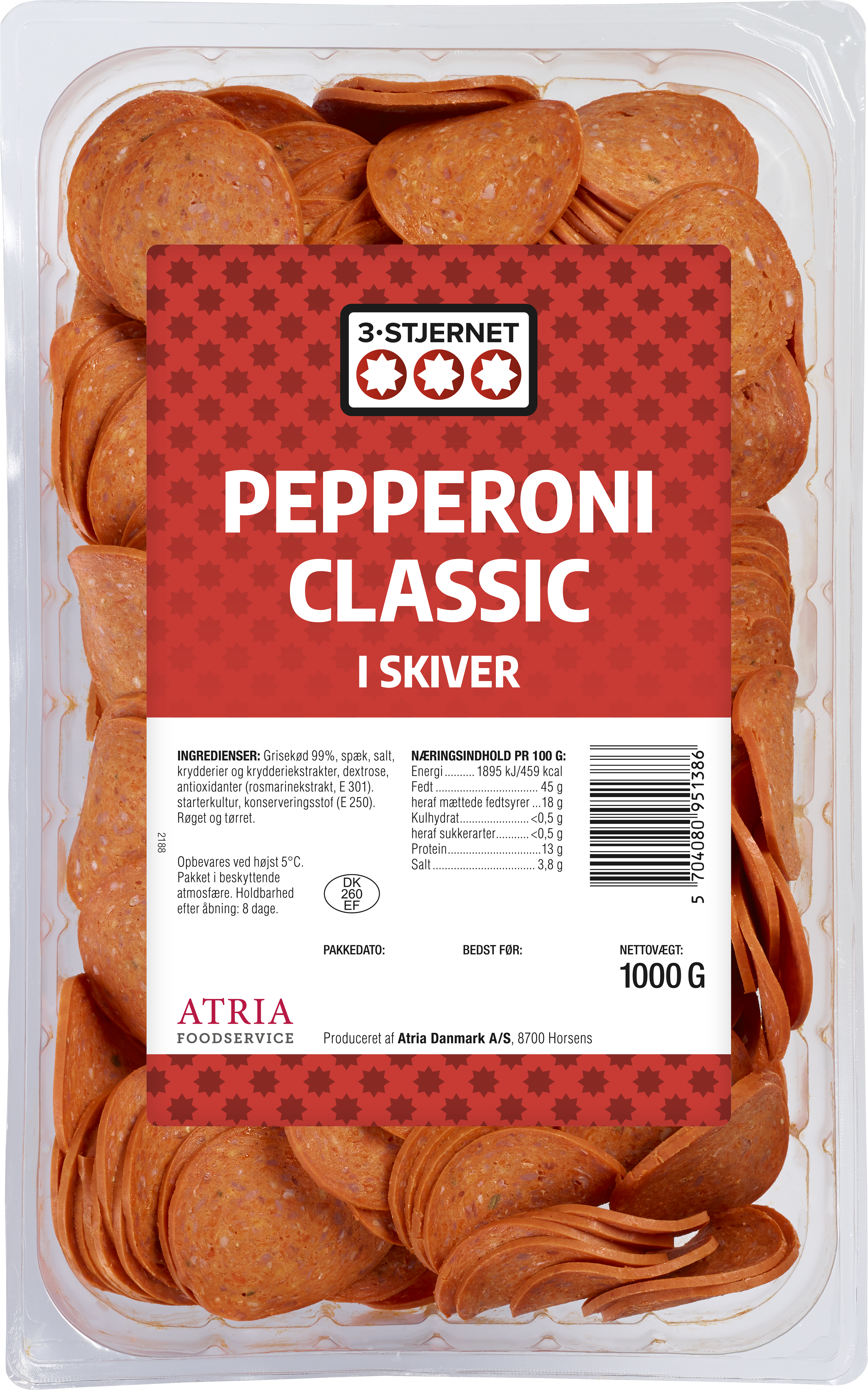 Pepperoni Classic 3-Stjernet