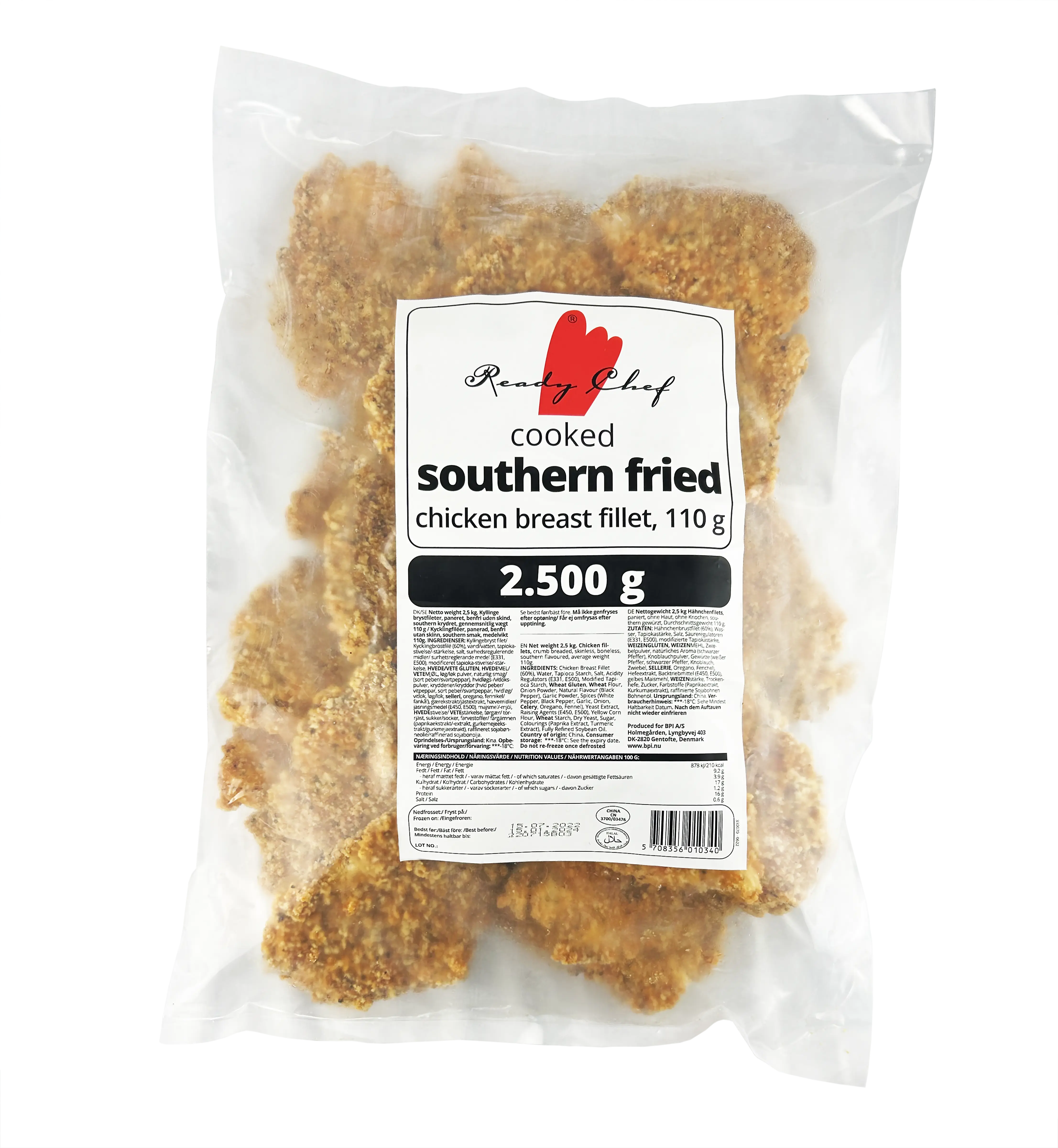 Kyllingefilet Southern fried 110g