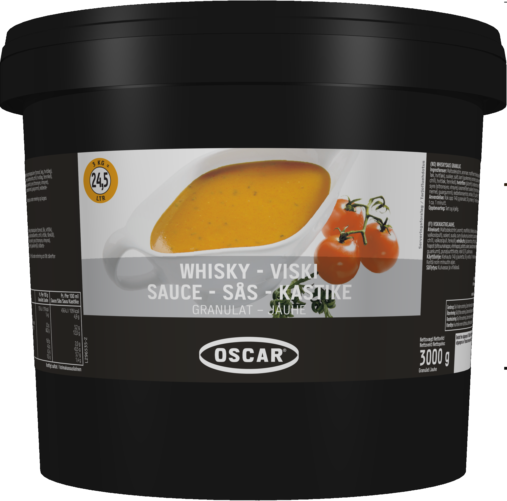 Whisky sauce granulat Oscar