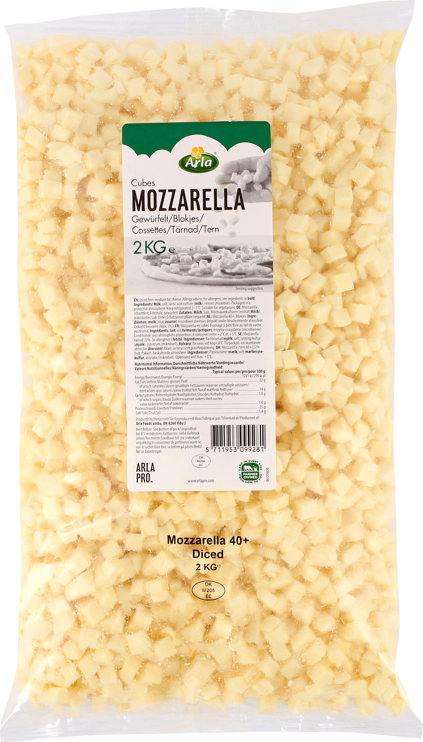 Mozzarella i tern 40+