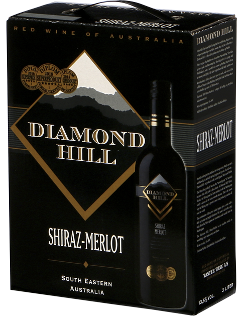 Rødvin Diamond Hill Shiraz/Merlot 13,5%