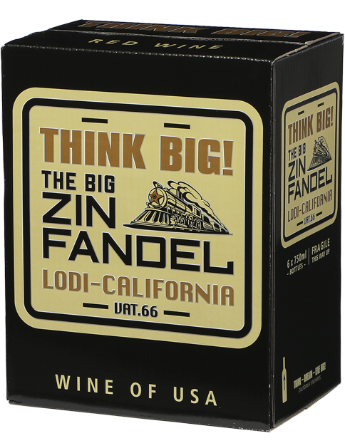 Rødvin Think Big zinfandel 14,5% – USA