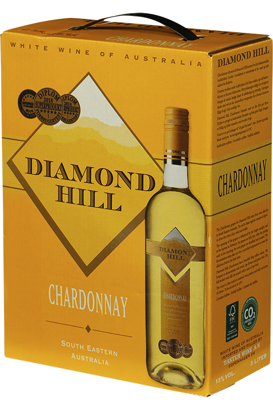 Hvidvin Diamond Hill Chardonay 13% BIB