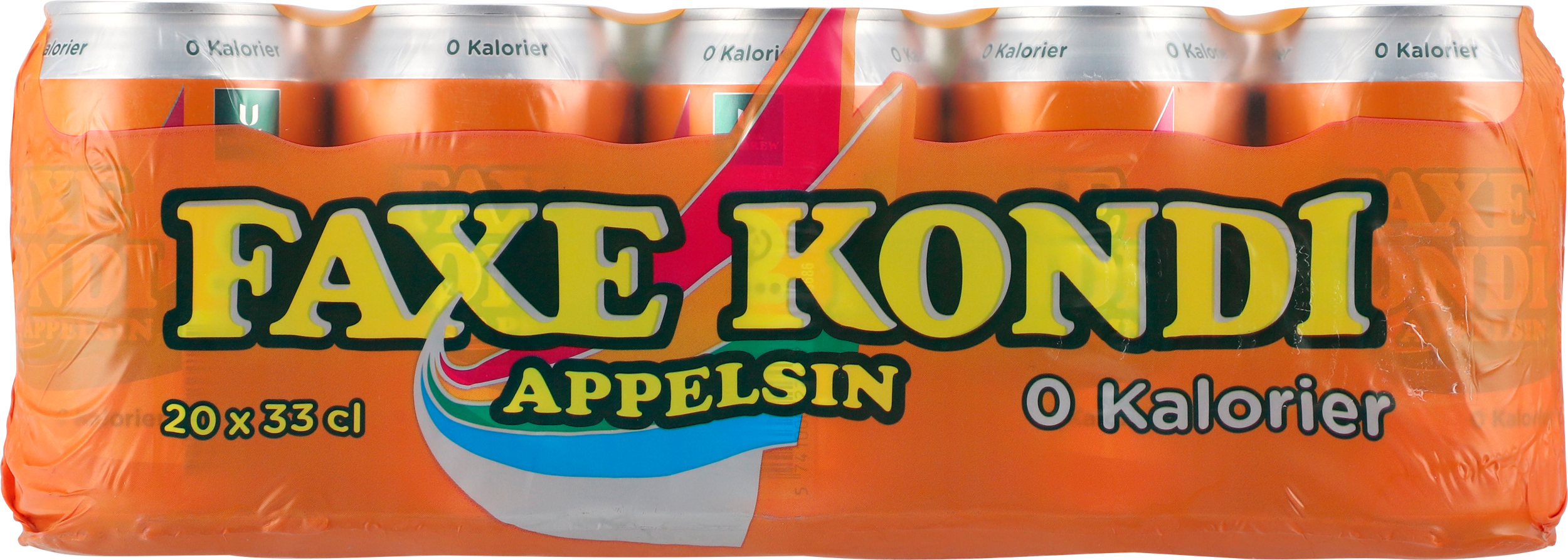 Faxe Kondi appelsin 0 Kalorier dåse