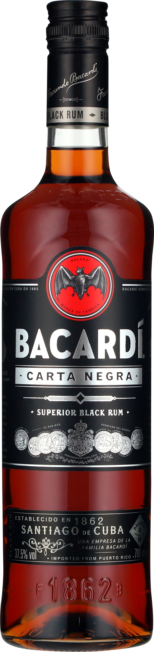 Rom Bacardi Carta Negra 37,5%