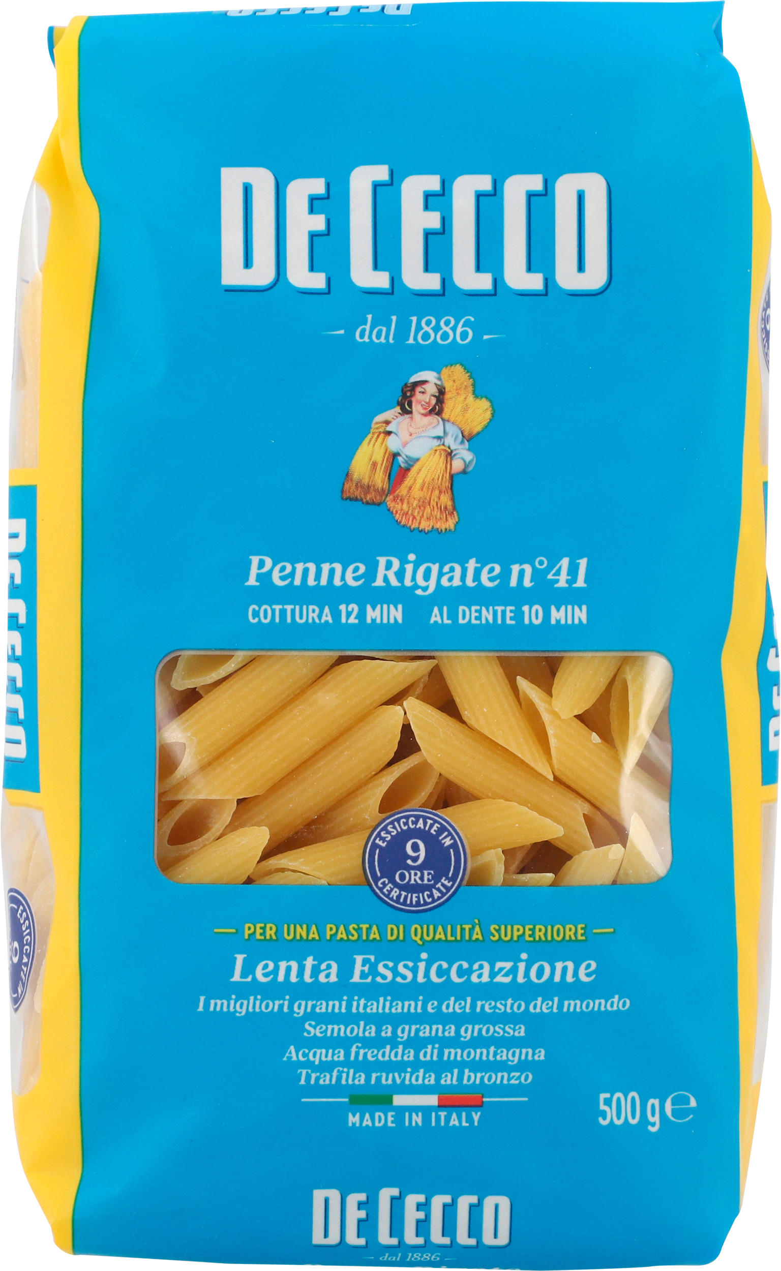 Pasta Penne rigate De Cecco no.4