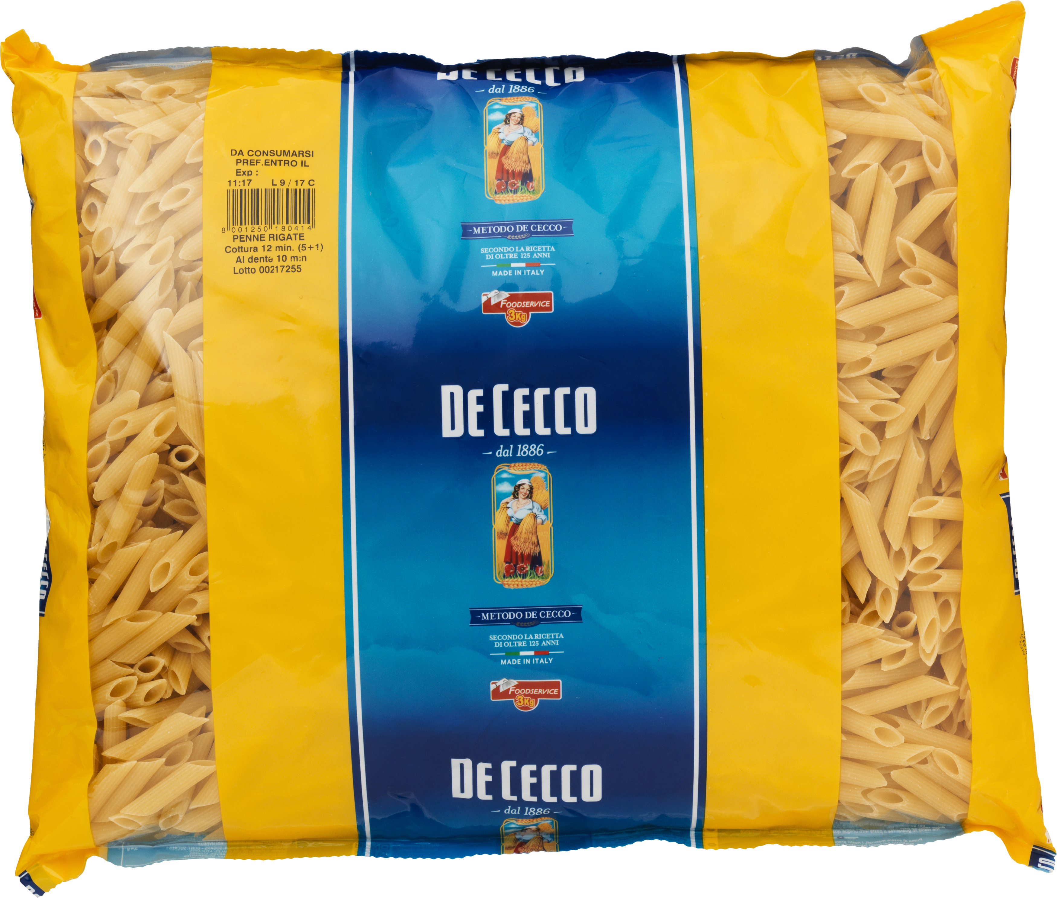 Pasta Penne Rigate De Cecco no.41