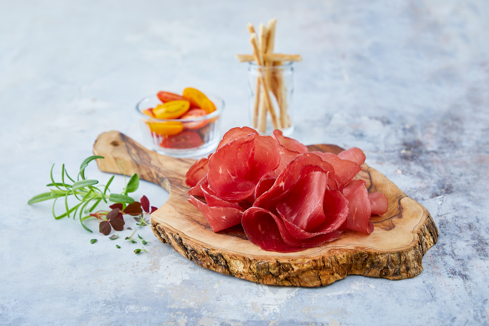 Bresaola i skiver af okseinderlår Halal