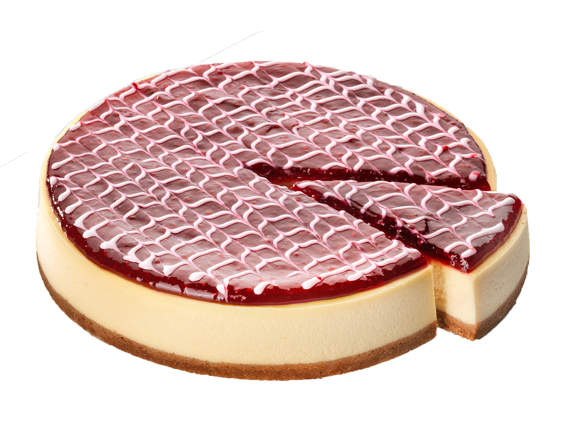 Cheesecake hindbær halal 12 stykker