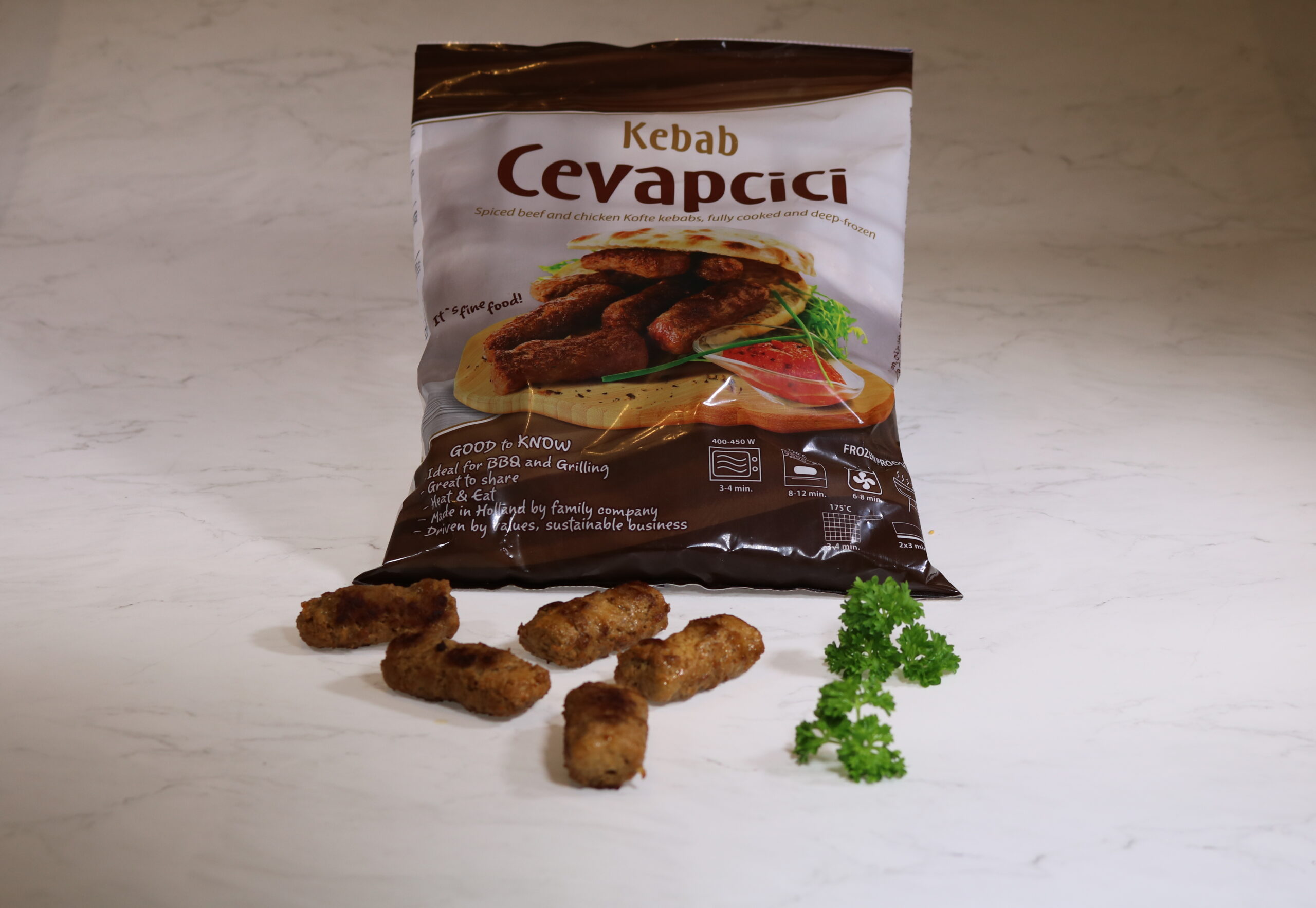 Cevapcici – okse/kyllingekød ruller 25g