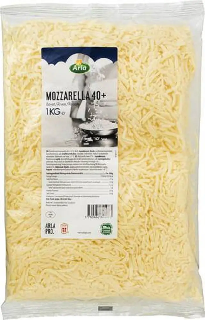 Mozzarella revet 40+ / 21%