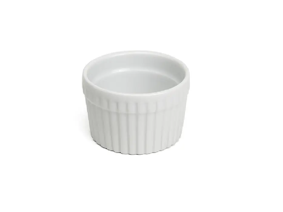 Ramekin hvid Ø9x4cm Ovnfast Porcelæn