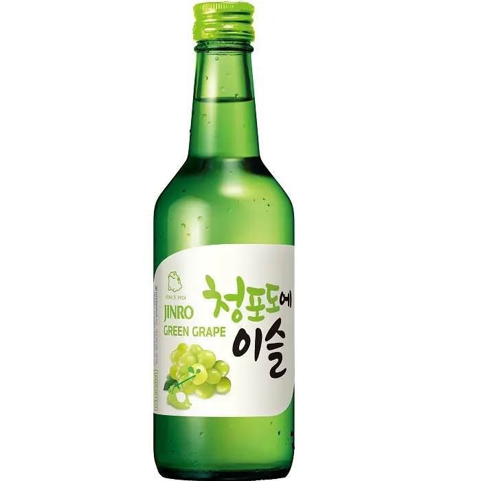 Likør Soju greengrape Jinro 13 %