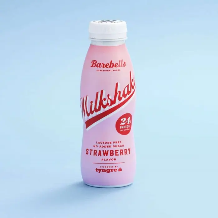 Milkshake food strawberry Barebells