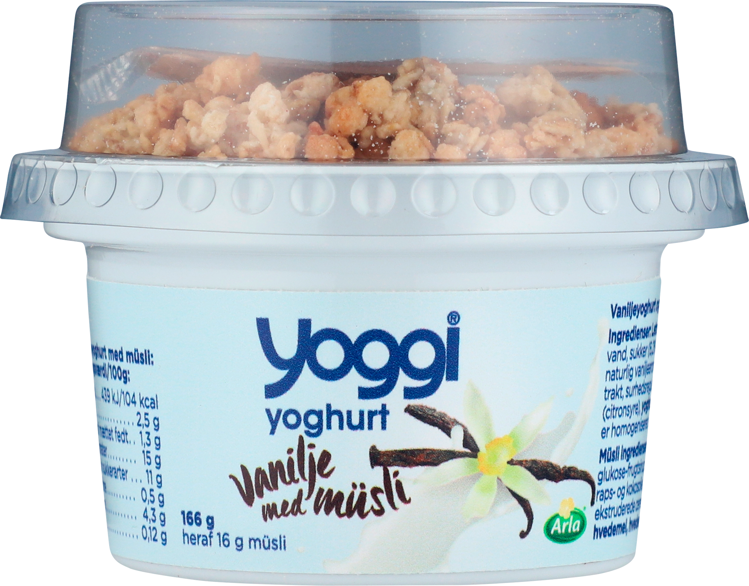 Yoghurt Yoggi Vanilje M/Top