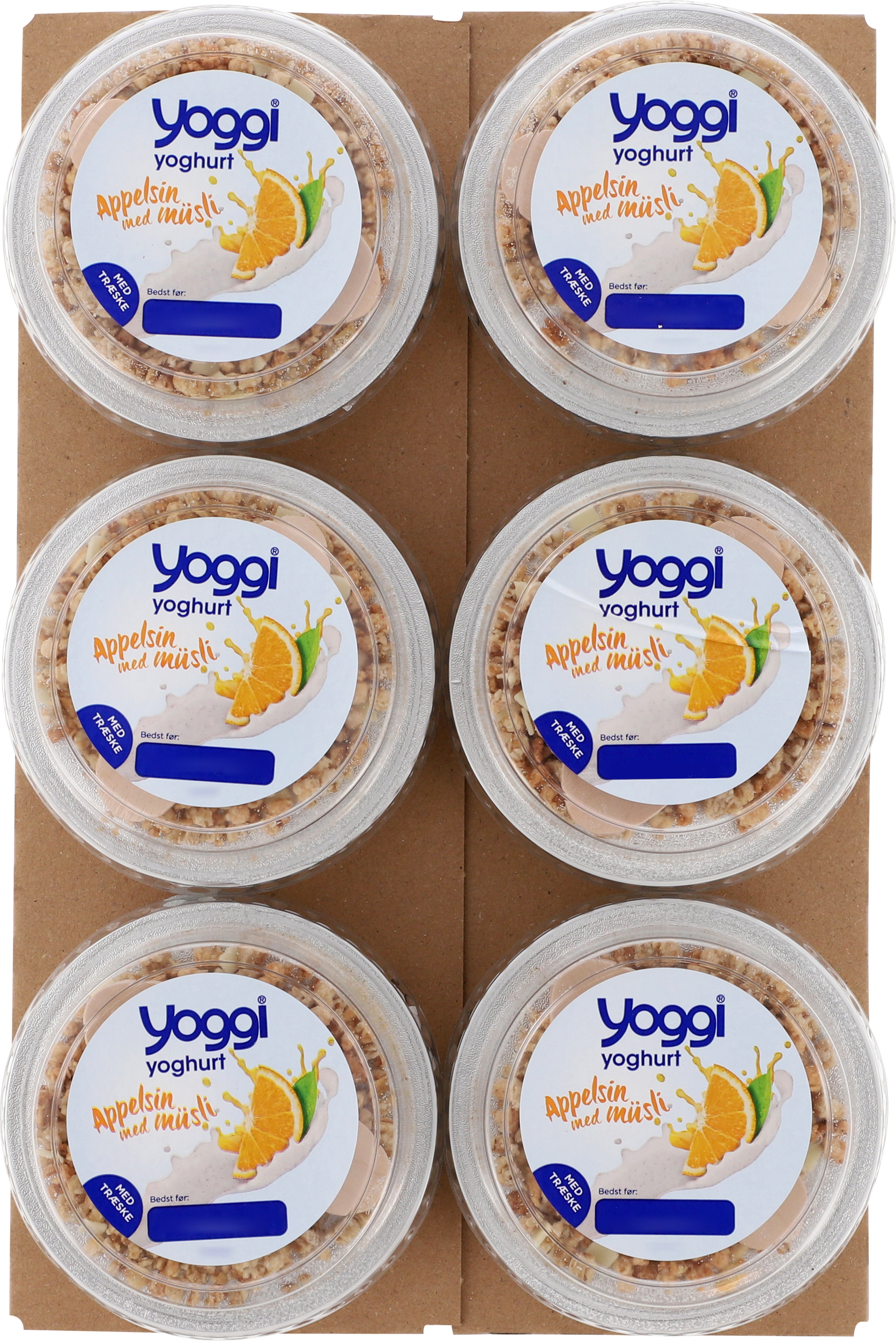 Yoghurt Yoggi appelsin m/top