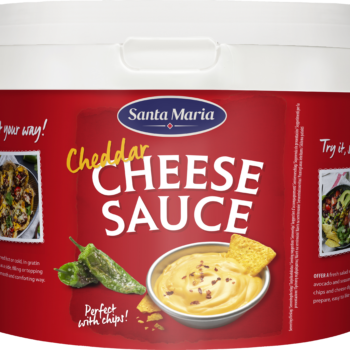 *Cheddar cheese sauce