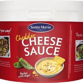 *Cheddar cheese sauce